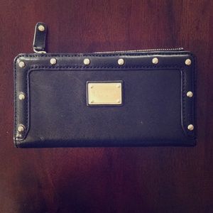 Michael Kors black leather wallet